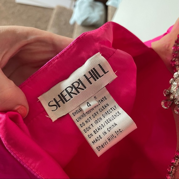 Pink Cocktail Sherri Hill 50066 Dress size 4 - Picture 8 of 9